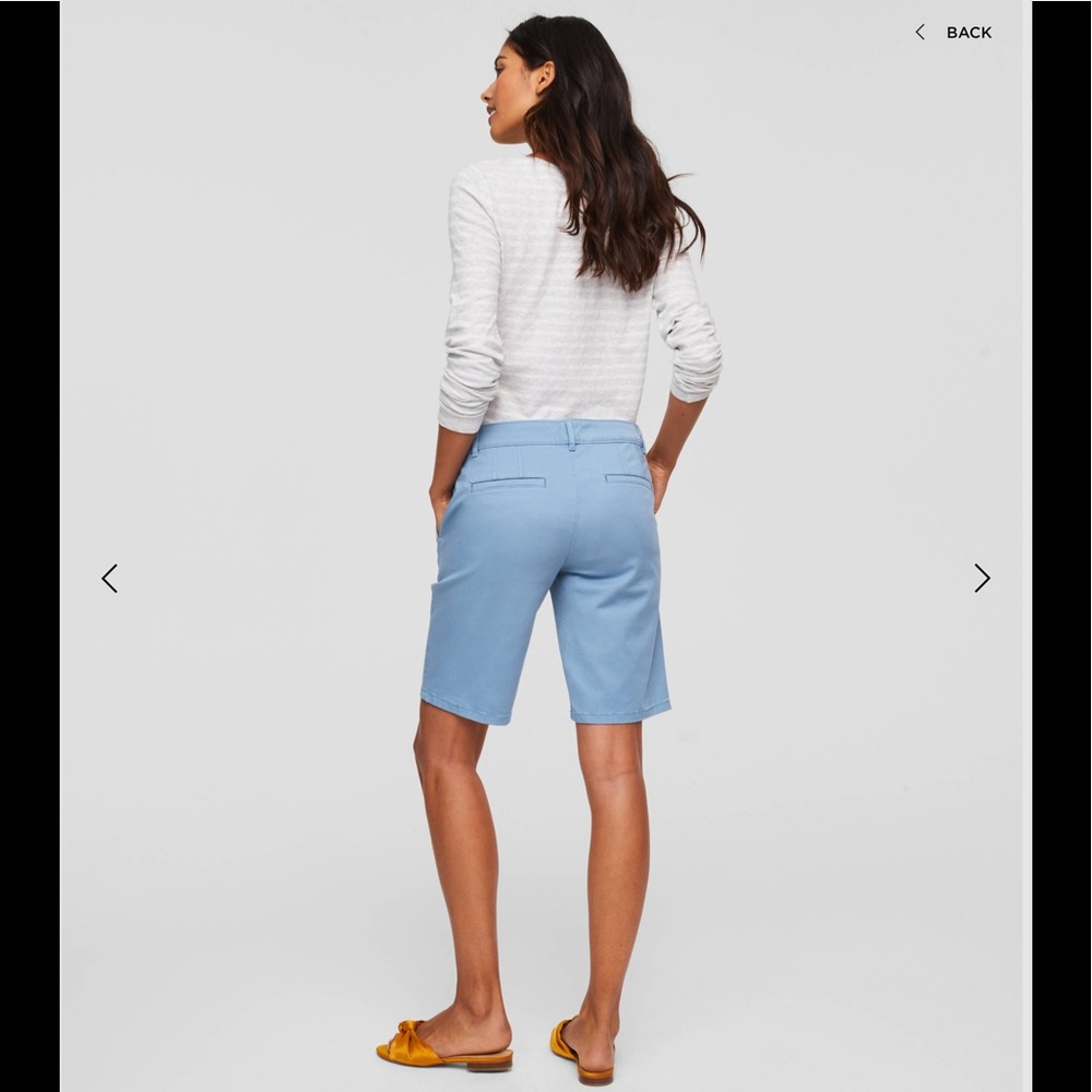 ANN TAYLOR LOFT SIZE 0 BERMUDA ROLL SHORT - Picture 3 of 7